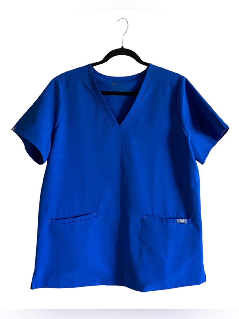 Women’s FIGS Technical Collection Blue Scrub Top L